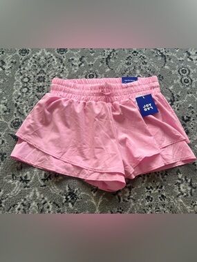 Joy Lab Pink High Rise Athletic Nylon Shorts Women’s Size Medium New